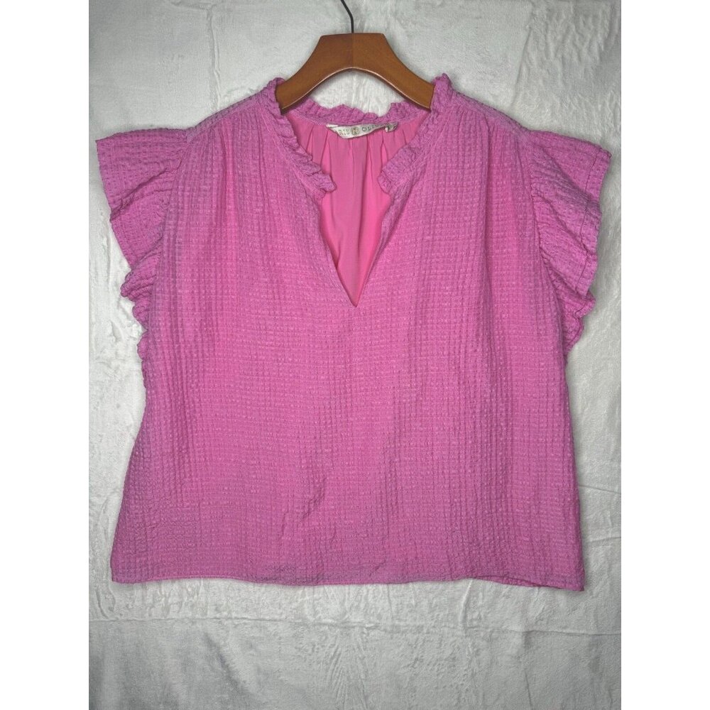 MARIE Oliver Merritt Top Blouse Women Azalea Size XL - Picture 1 of 9